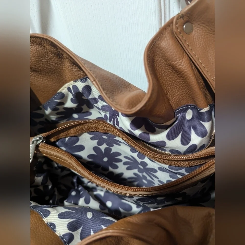 Nino Bossi Leather Hobo Bag
